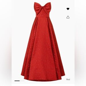 Sau Lee Juliette Jacquard Bow Cocktail Dress Size 6 NWT